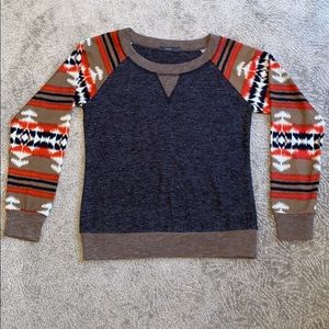 Long sleeve cotton sweater. Size small.